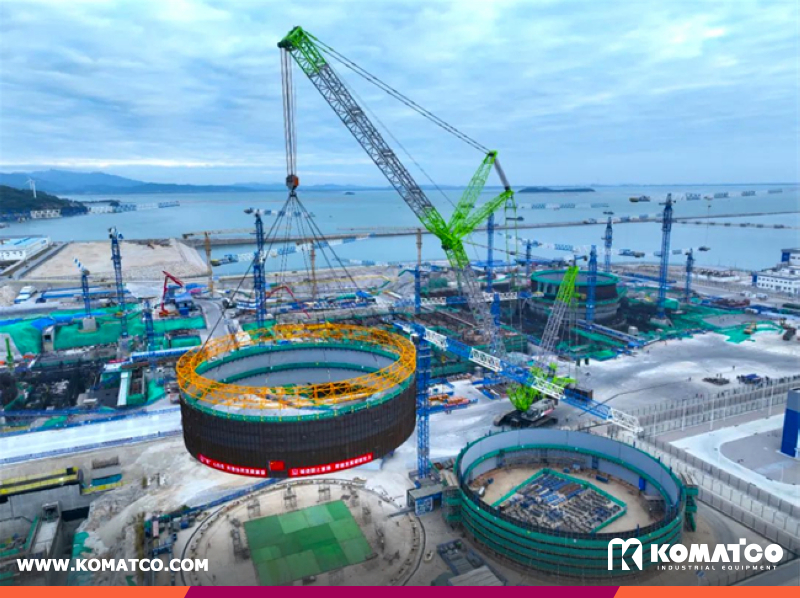 ZOOMLION Crane Successfully Lifts Hualong One Reactor