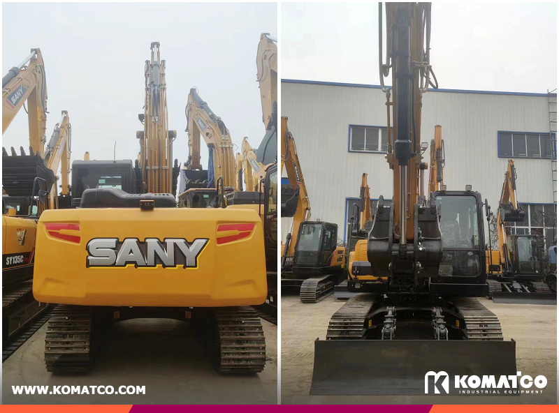 KOMATCO exported one SANY SY135C Excavator to Hawaii.