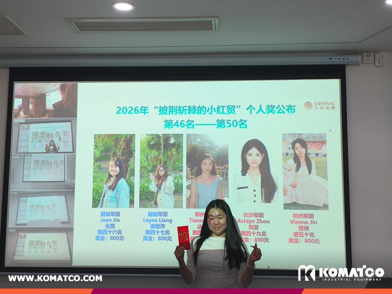 KOMATCO Red Trade Rookie Competition Concludes with Celebration and Recognition